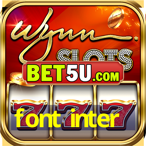 font inter